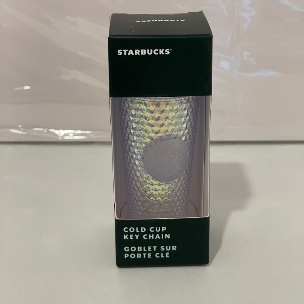 Starbucks Iridescent Cold Cup Key Chain
